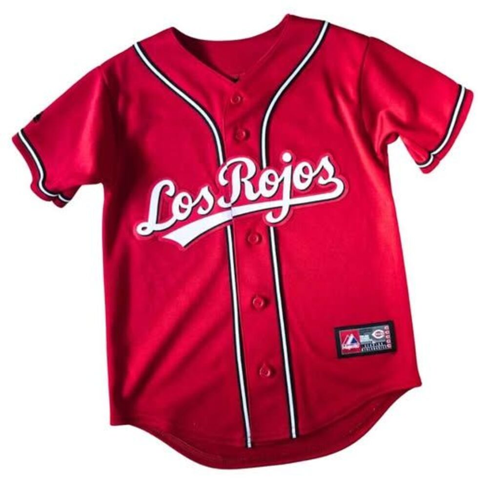 Los Rojos Cincinnati Reds Votto 19 kids baseball jersey Small